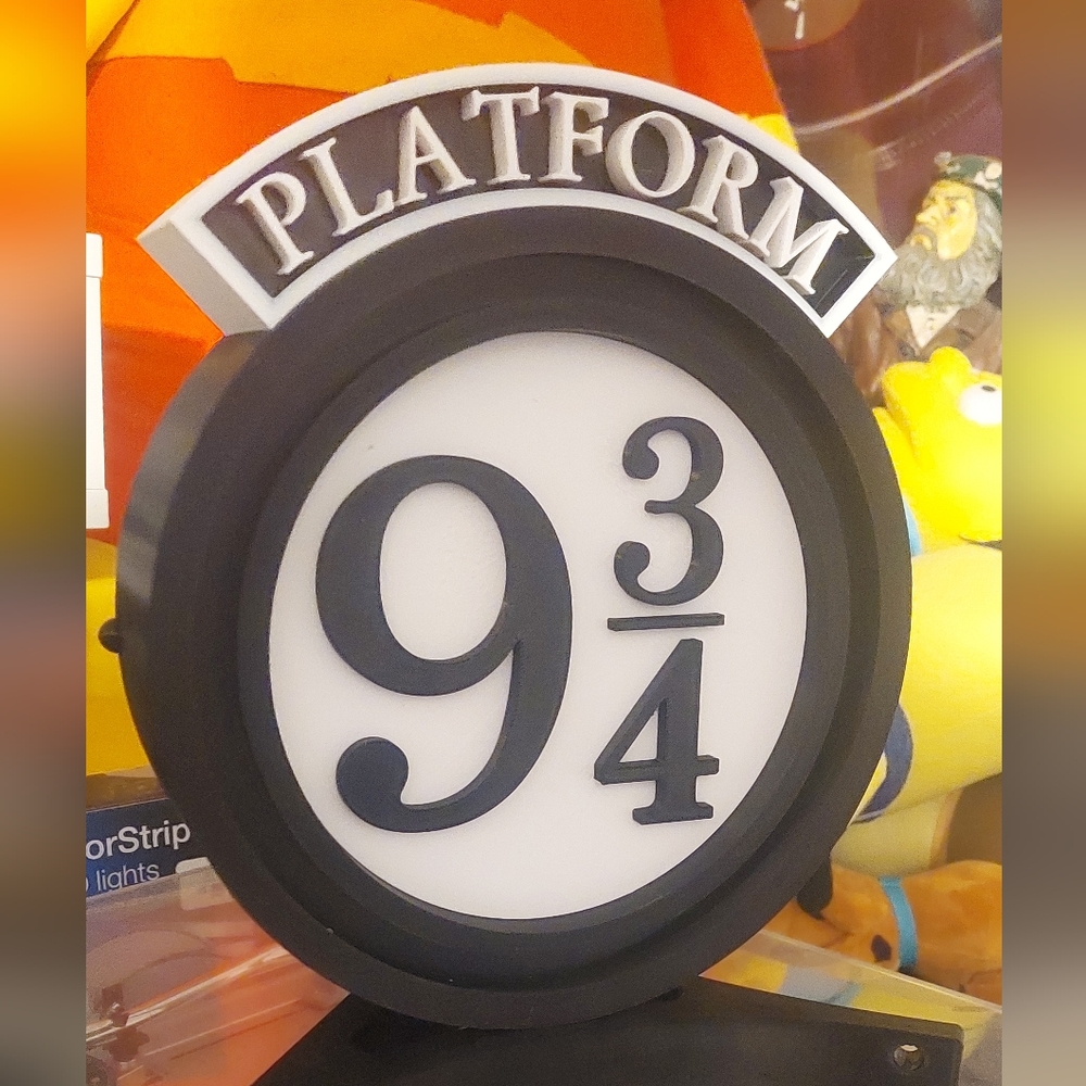 Harry Potter 9 3/4 Lightup Sign